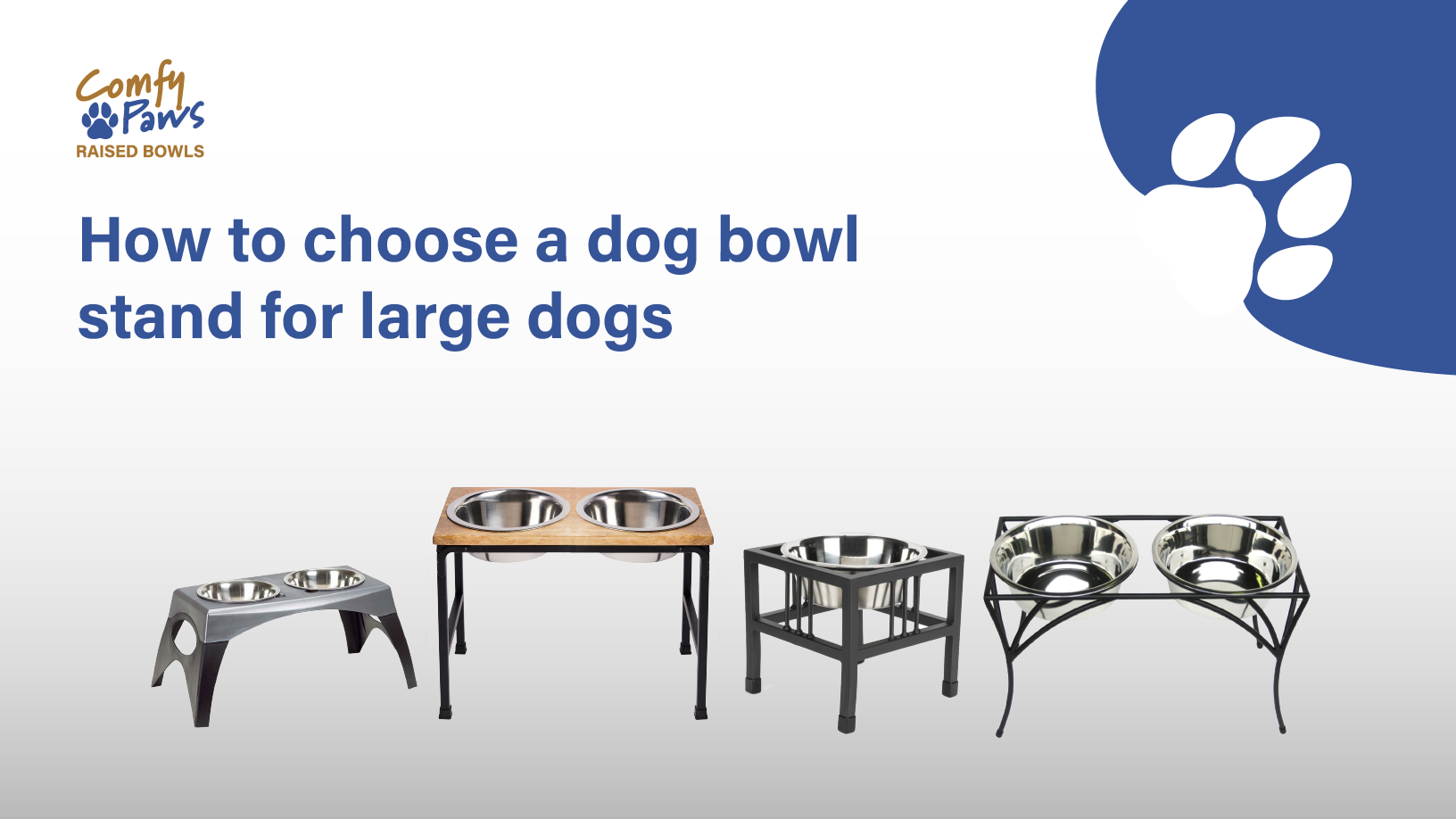 how to choose a dog bowl stand for large dogs